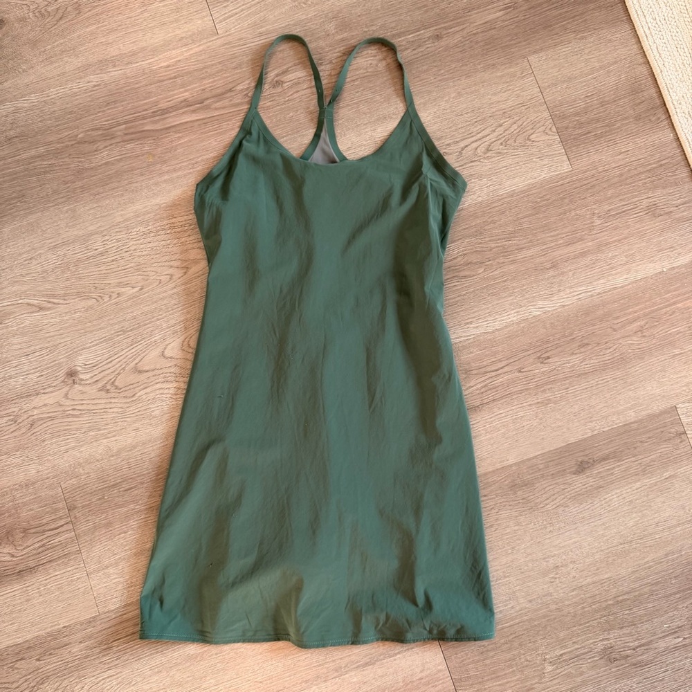 Outdoor Voices The Exercise Dress Racerback Shorts Liner Green Size Small